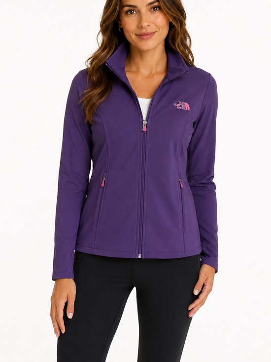 The North Face Jackets & Blazers - The North Face Purple Full Zip Performance Jacket Size Medium Fleece Lined